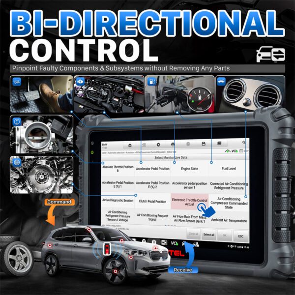 Autel MaxiCOM MK906S PRO Scanner – Upgraded Version of MS906 Pro/MK906BT/MK906 Pro Diagnostic Tool with Advanced ECU Coding, Bi-Directional Control & 36+ Services - Image 4
