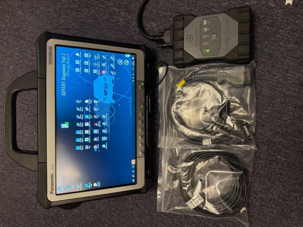 JRCOBDTOOLS Mercedes-Benz Complete Kit – Original C6 + Panasonic Toughbook + Complete Benz Software Suite