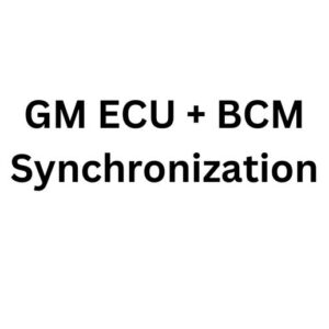 JRCOBDTOOLS GM ECU BCM Synchronization