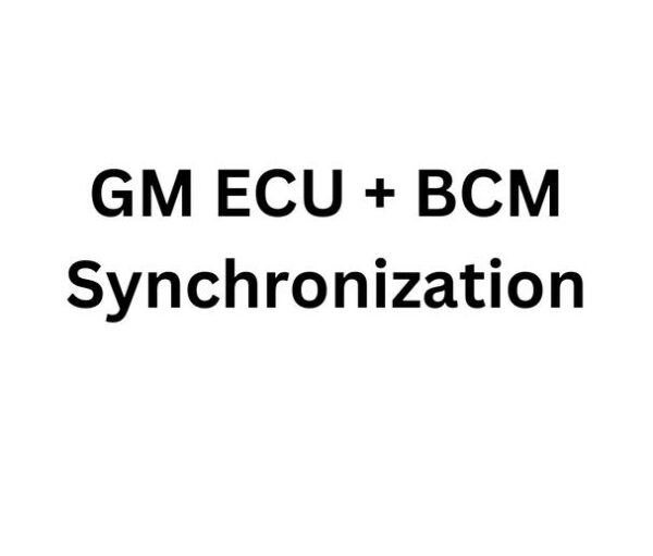 JRCOBDTOOLS GM ECU BCM Synchronization