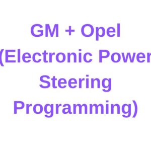 JRCOBDTOOLS GM Opel Electronic Power Steering Programming