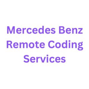JRCOBDTOOLS Mercedes Benz Remote Coding Services