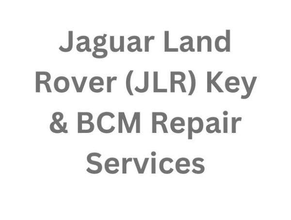 JRCOBDTOOLS Jaguar Land Rover (JLR) Key & BCM Repair Services