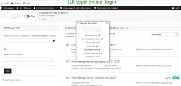 JRCobdtools JLR DOIP + TOPIx + SDD 167 + 1-Year Dealer Login