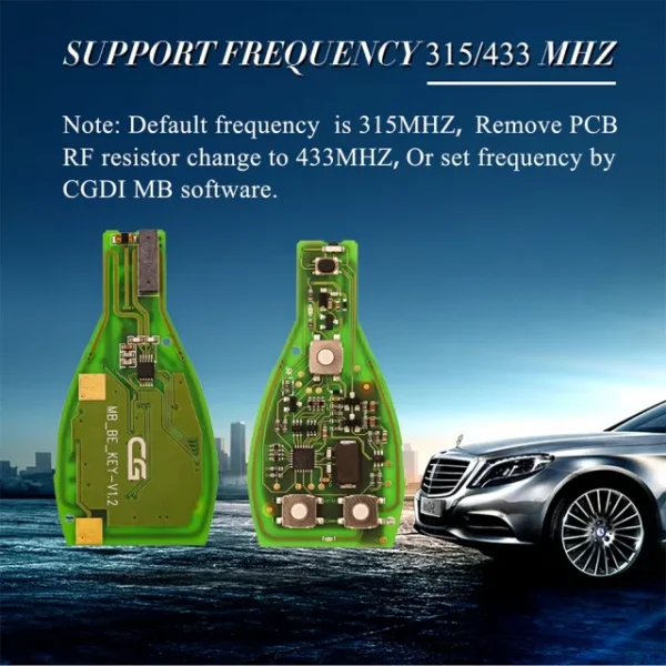 CGDI Mercedes-Benz BE Key – 315MHz & 433MHz Switchable (CGDI MB Compatible) - Image 6